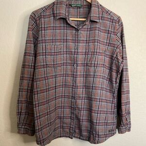 Woolrich Plaid Shirt - Gray and Red men’s size XL